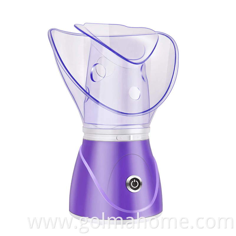 Facial Steamer Professional Steam Inhaler Facial Sauna Spa for Face Moisturizer-Sinus Pores with Timer Diffuser Skin Care